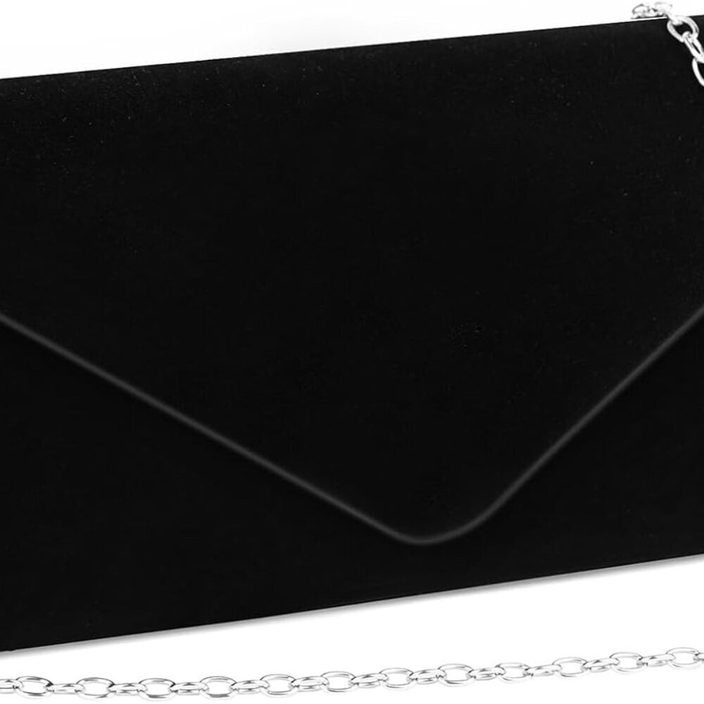 Clutch Purse, Evening Bag for Women Zipper Shoulder Bag for Wedding and Party Ac